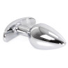 Kiotos Plug Bijou anal avec base arrondie Curve 6 x 2.8 cm - Bijou transparent